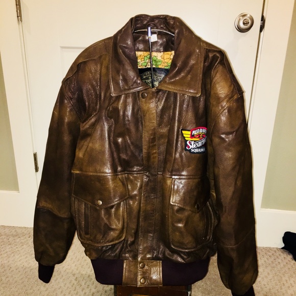 red baron leather jacket